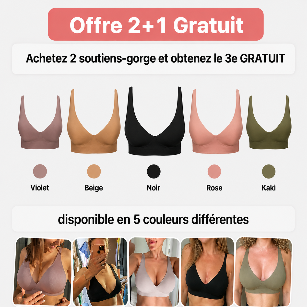 Soutien-gorge Earthliss Comfort sans coutures ni armatures